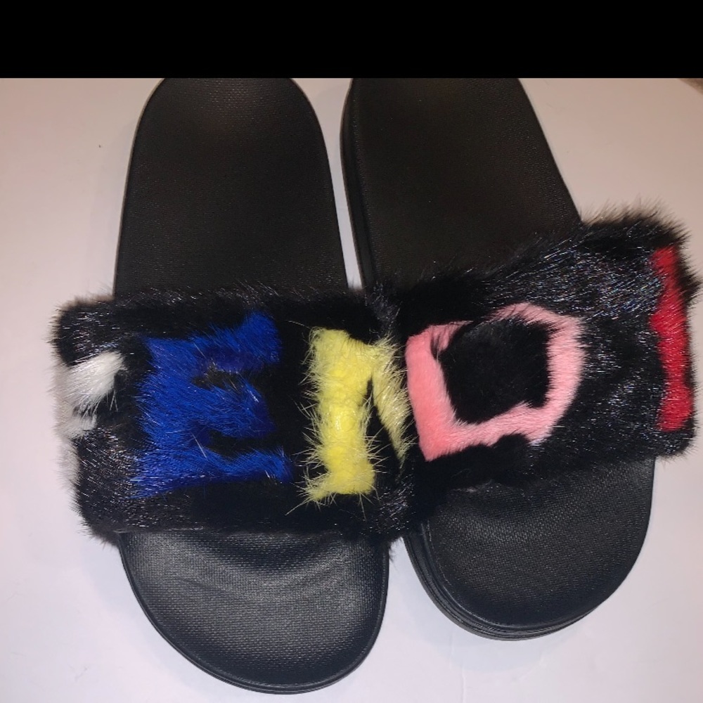 Colorful FUR slides